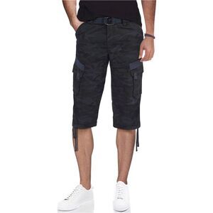 XRAY Mens Belted 18" Long Casual Cargo Shorts, NWT
